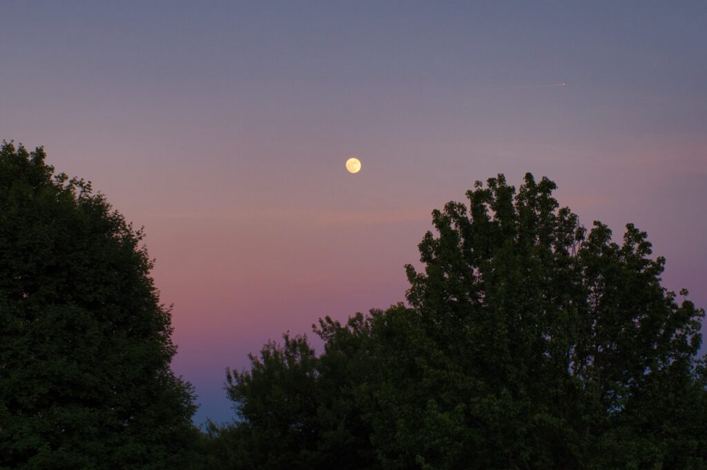 near full moon